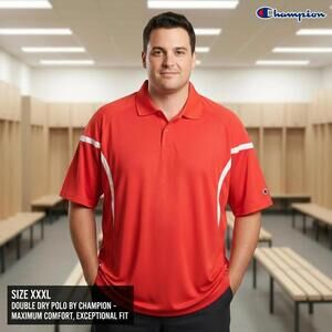 Champion Double Dry Polo Shirt Size XXXL